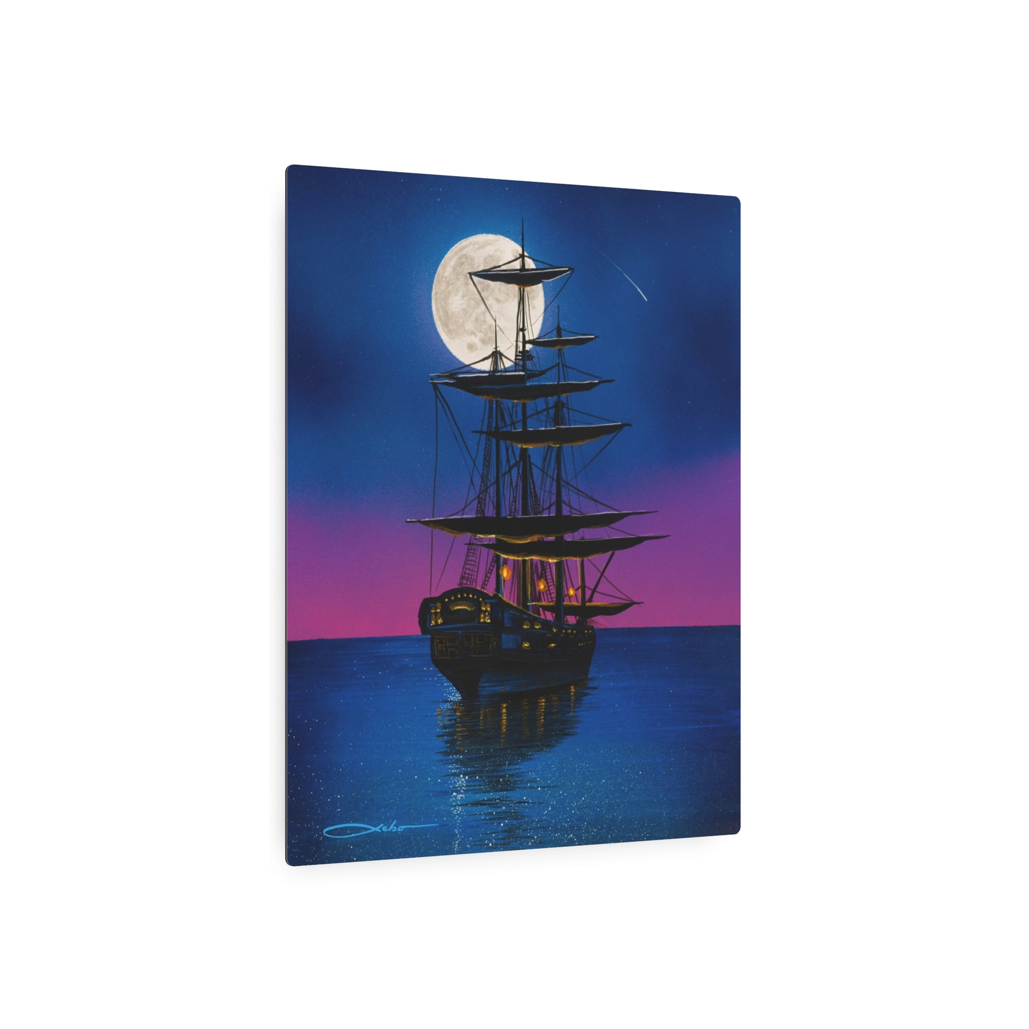 "Sailing On A Dream" Metal Print