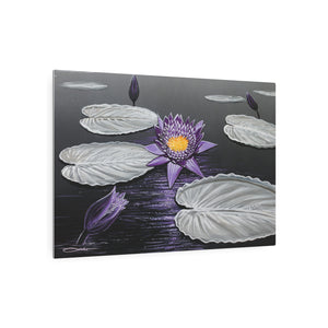 "Lavender Lotus" Metal Print