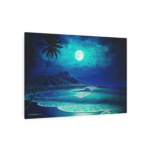 "Midnight's Serenade" Metal Print