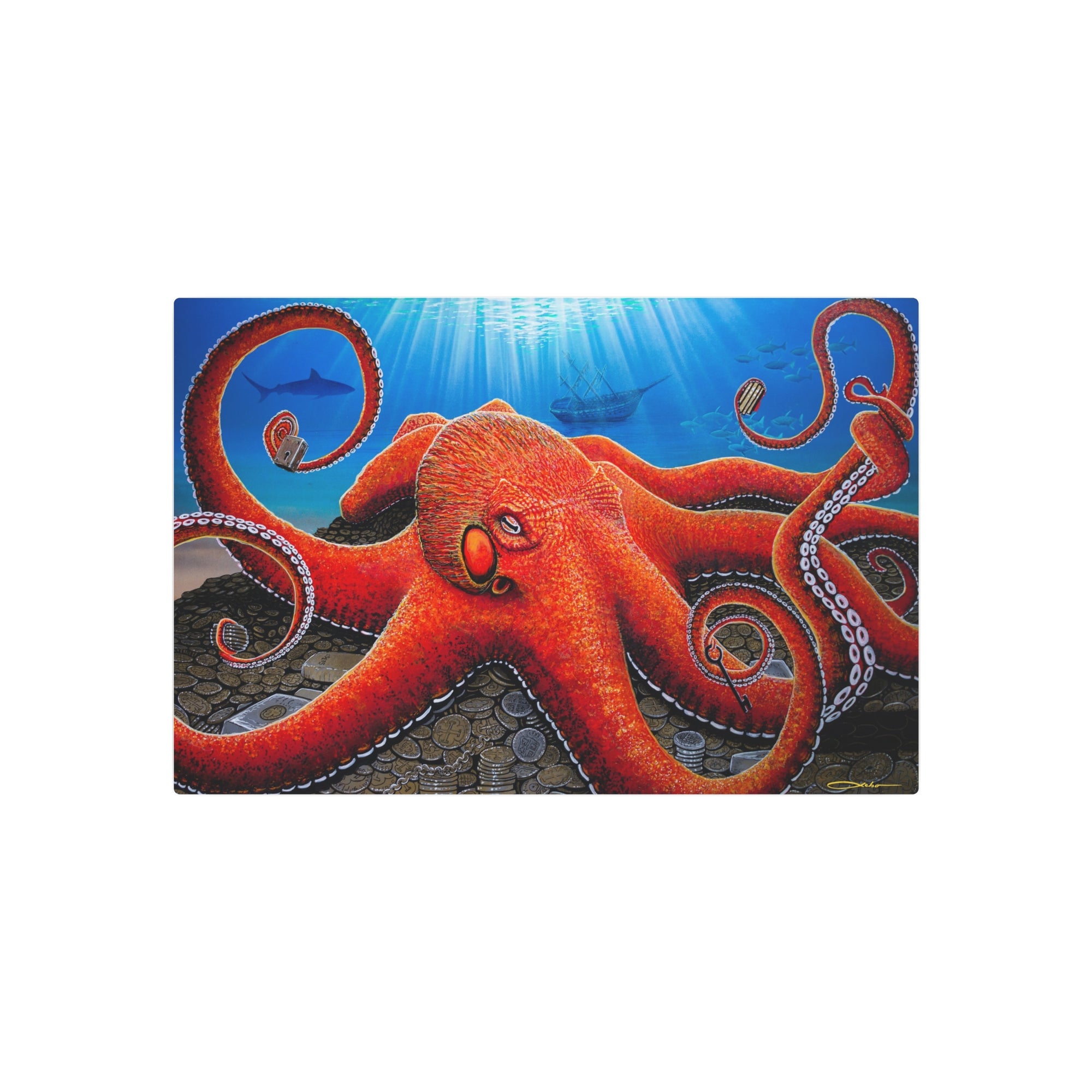 "No Man's Treasure" Metal Print