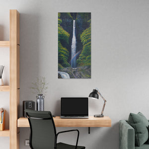 "Kauai Falls" Stretched Canvas Print