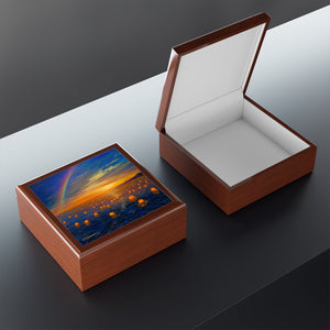"Lanterns At Magic Island" Jewelry Box