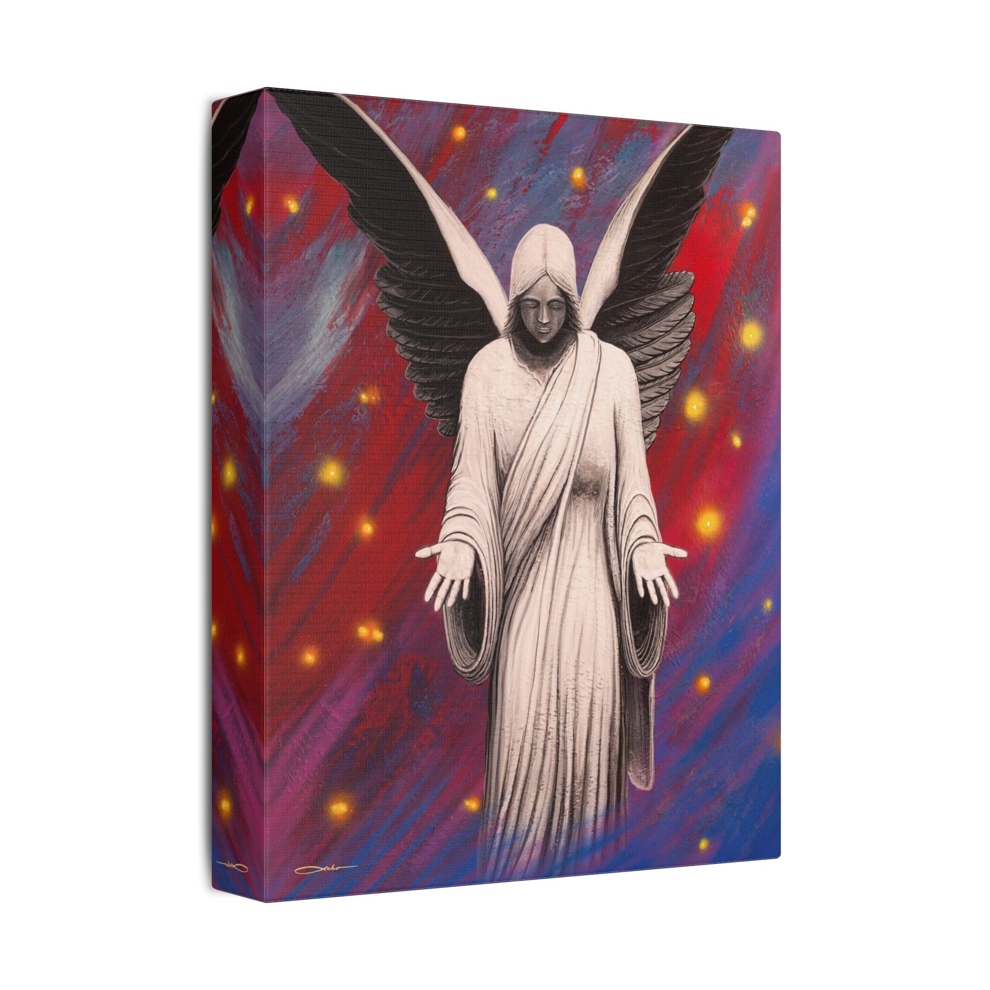 "Angel Of Peace" Stretched Canvas Print