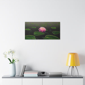 "Pink Sparkle" Stretched Canvas Print