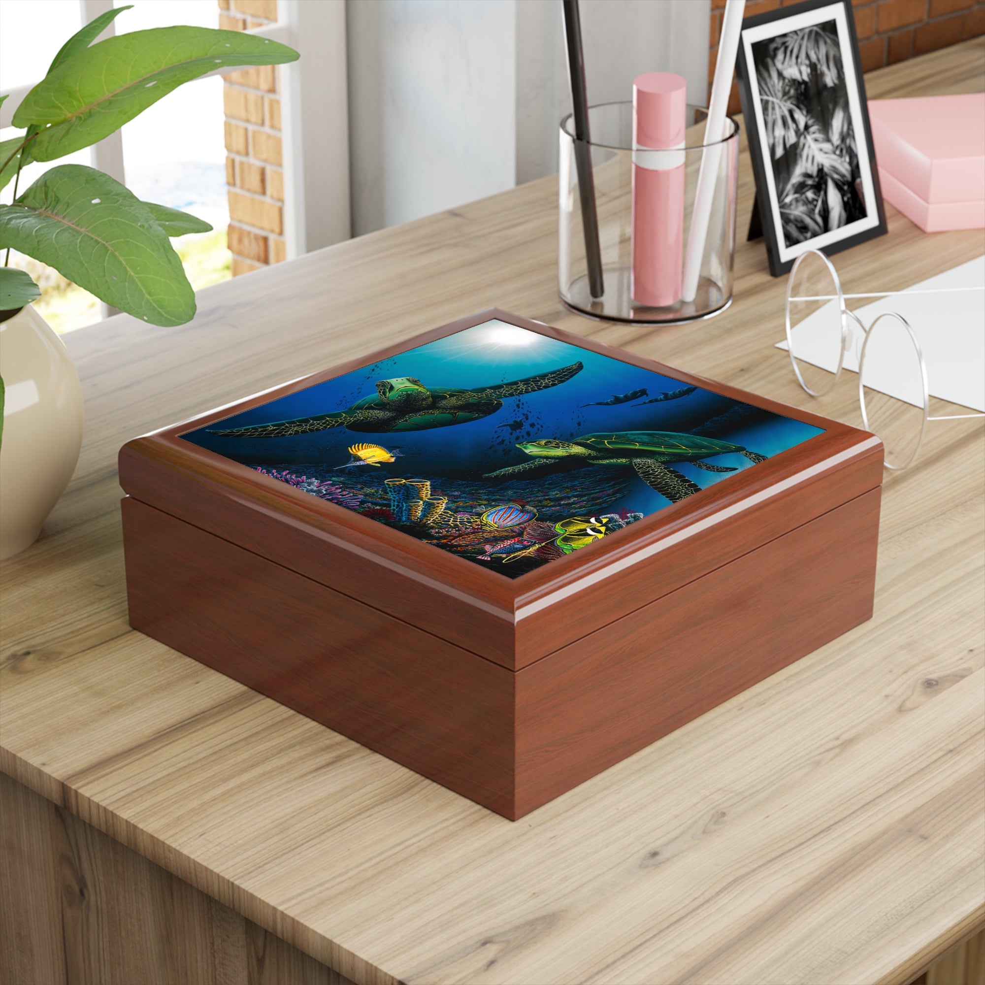 "Honu Reef" Jewelry Box