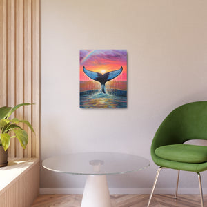 "Whalecation" Metal Print