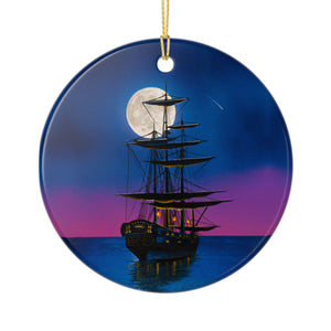 "Sailing On A Dream" Ceramic Ornament