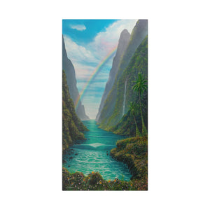 "Hidden Valley" Stretched Canvas Print