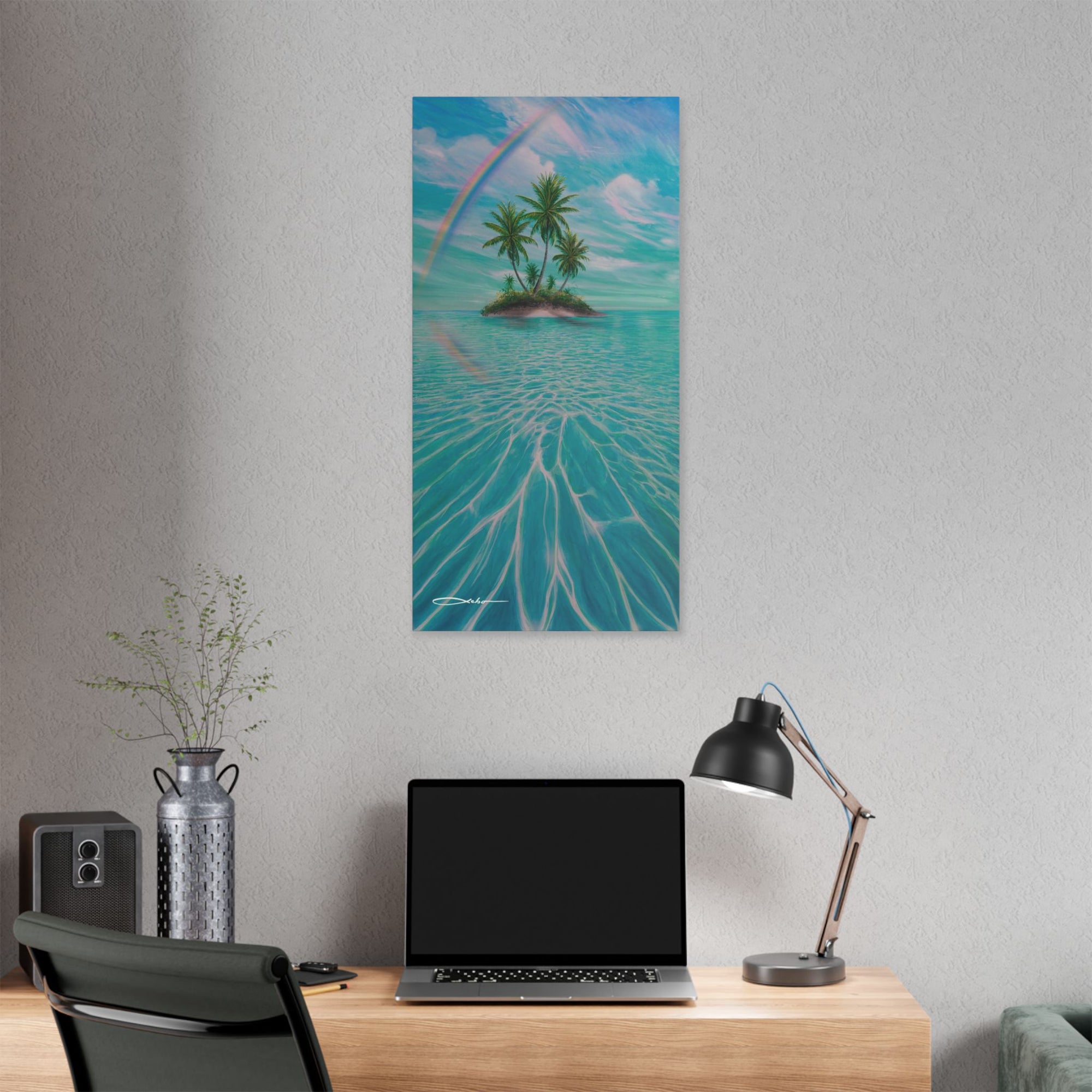 "Paradise" Stretched Canvas Print