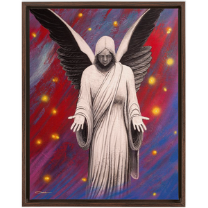 "Angel Of Peace" Framed Traditional Stretched Canvas