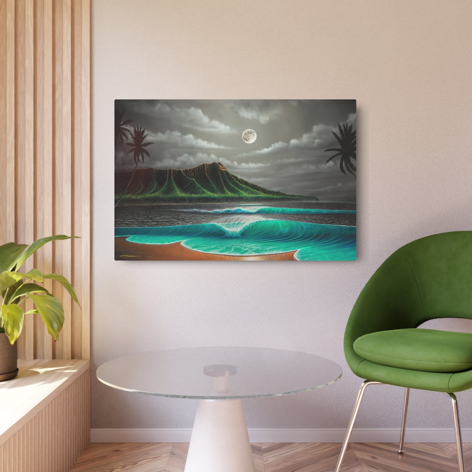 "Midnight Breeze" Metal Print