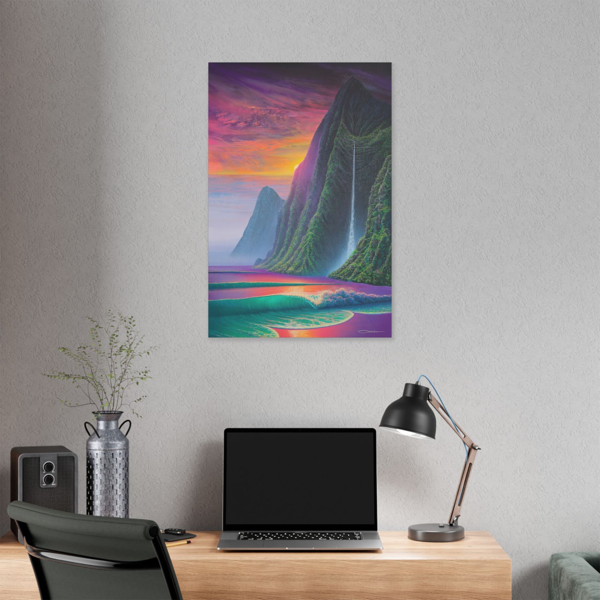 "Morning Star" Stretched Canvas Print
