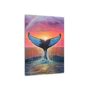 "Whalecation" Metal Print