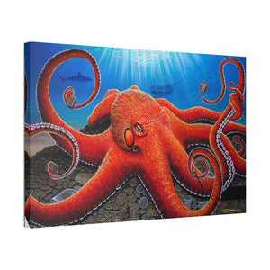 "No Man's Treasure" Stretched Canvas Print