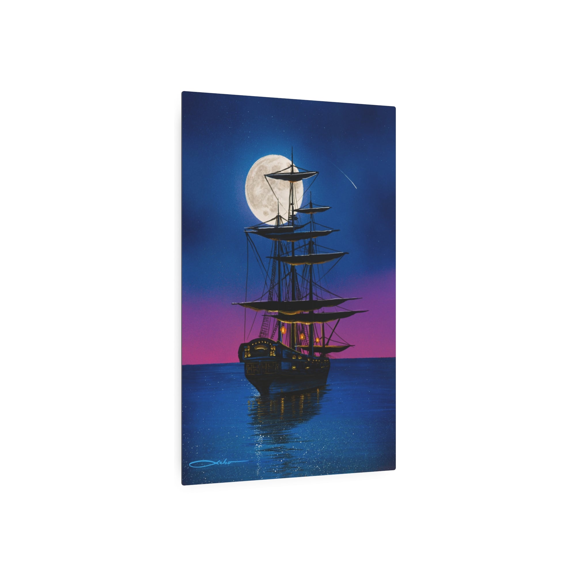 "Sailing On A Dream" Metal Print