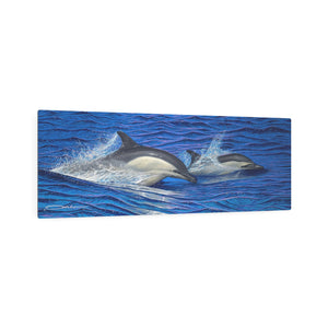 "Dolphin Blue" Metal Print