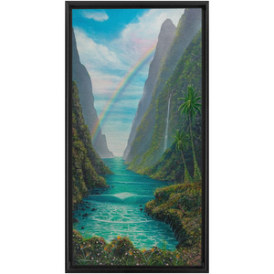 "Hidden Valley" Framed Traditional Stretched Canvas