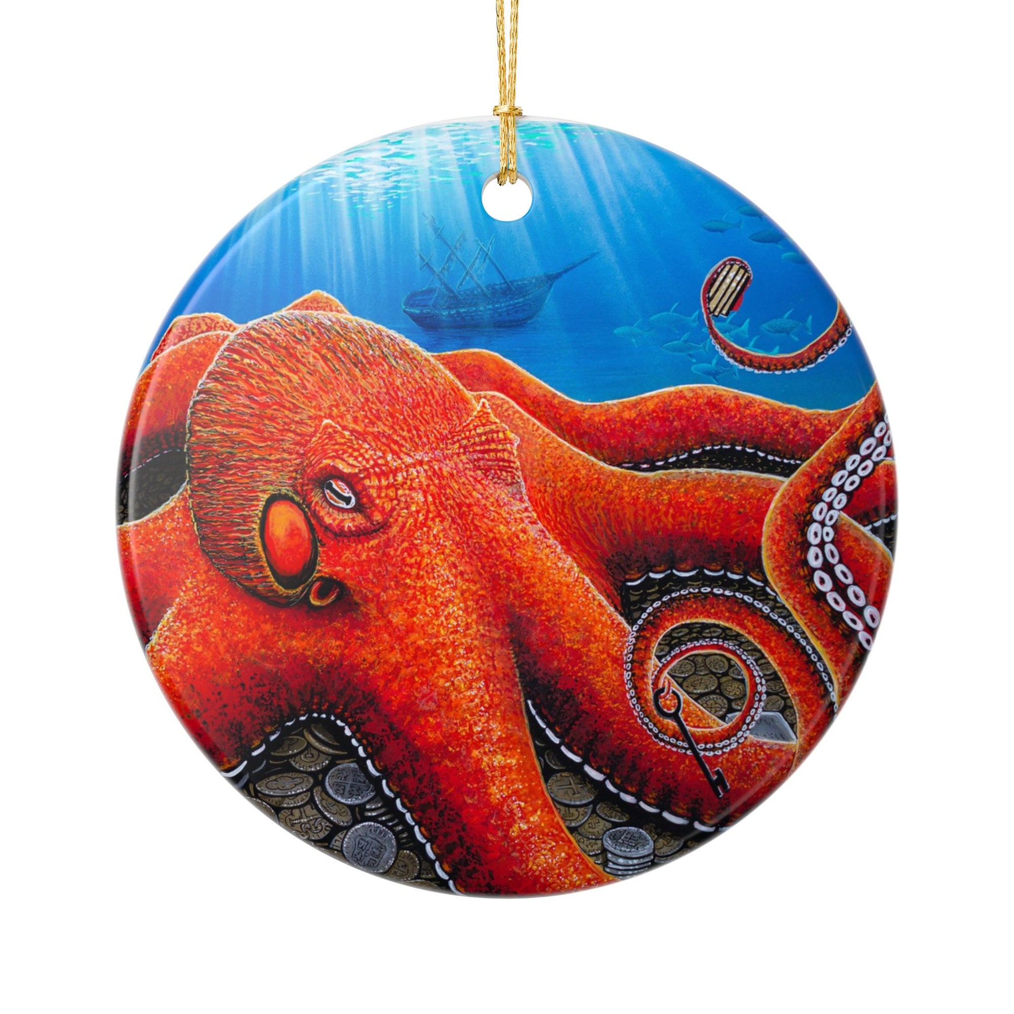 "No Man's Treasure" Ceramic Ornament