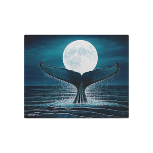 "Whale Moon" Metal Print