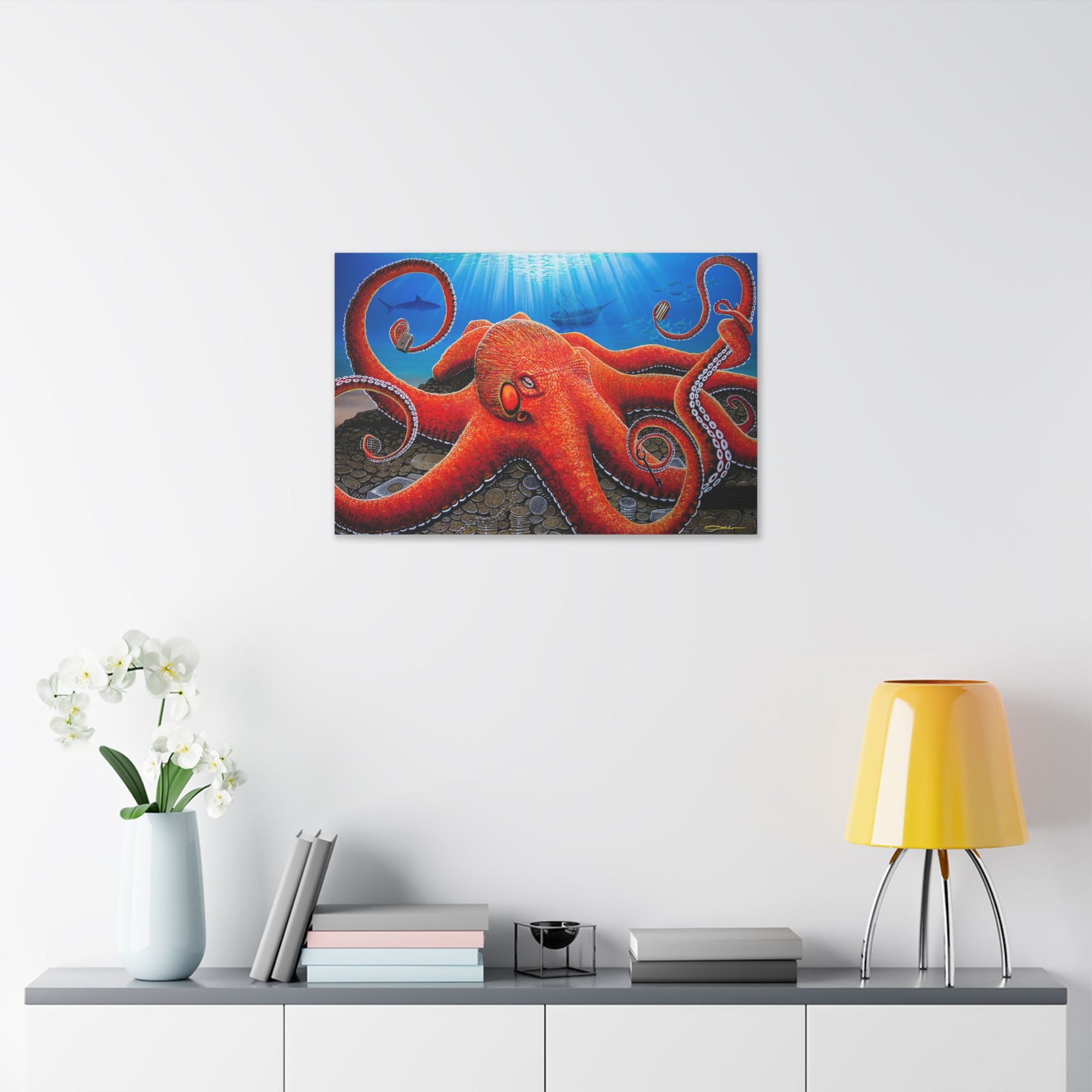 "No Man's Treasure" Stretched Canvas Print
