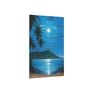 "Diamond Head Moon" Metal Print