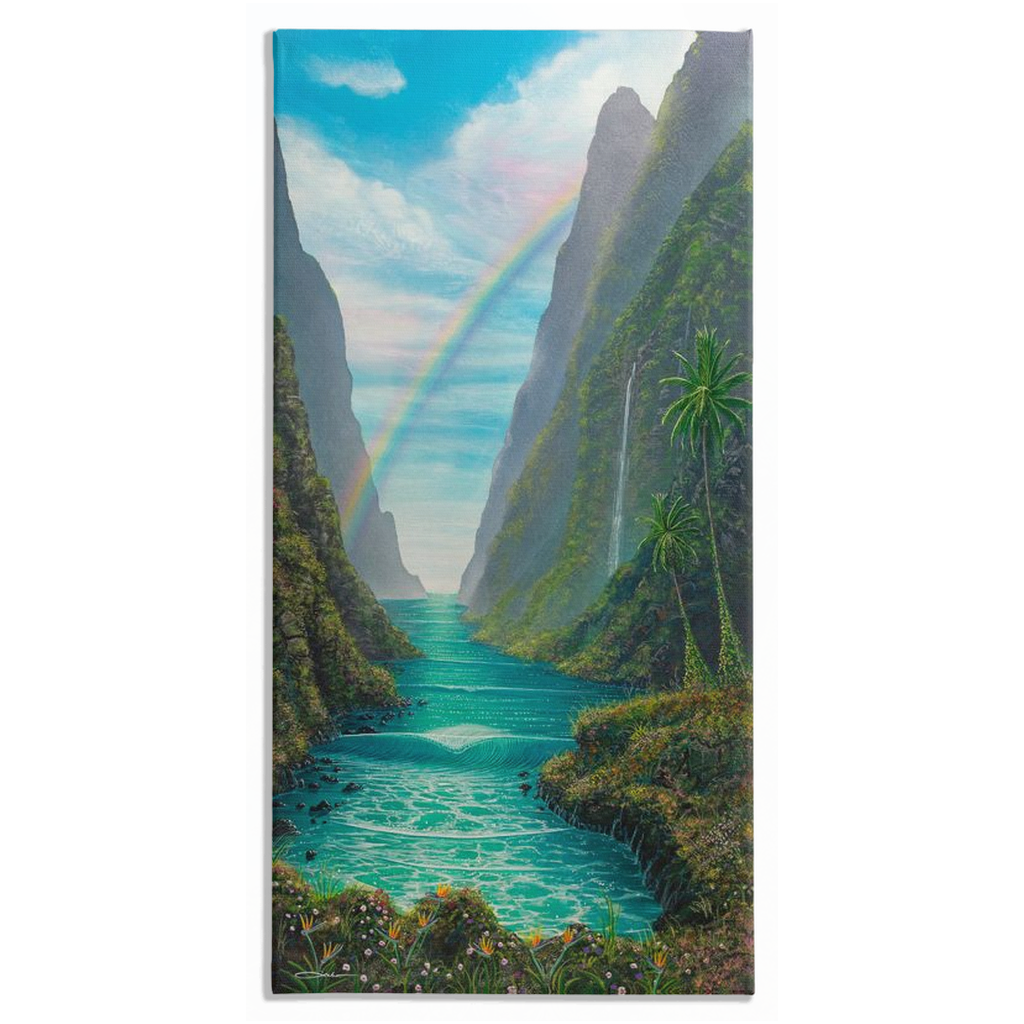 "Hidden Valley" Traditional Stretched Canvas