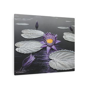 "Lavender Lotus" Metal Print