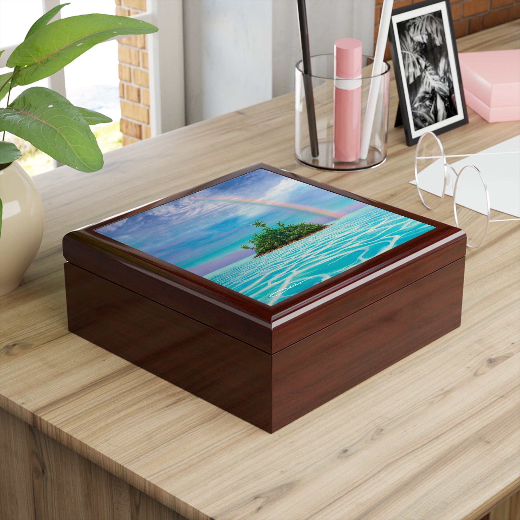 "Heaven's Lagoon" Jewelry Box