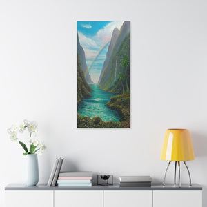"Hidden Valley" Stretched Canvas Print
