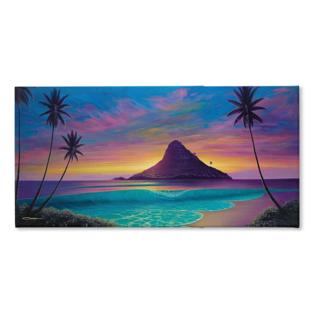 "Essence Of Mokoli'i" Traditional Stretched Canvas