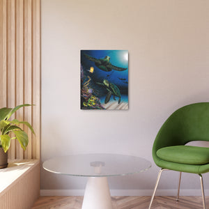 "Honu Reef" Metal Print
