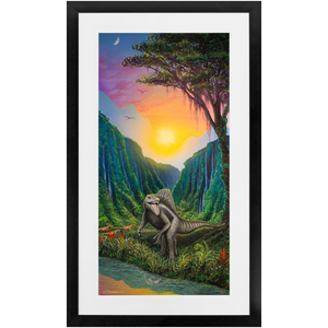 "Jurassic Valley" Framed Prints