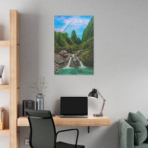 "Iao Valley" Stretched Canvas Print