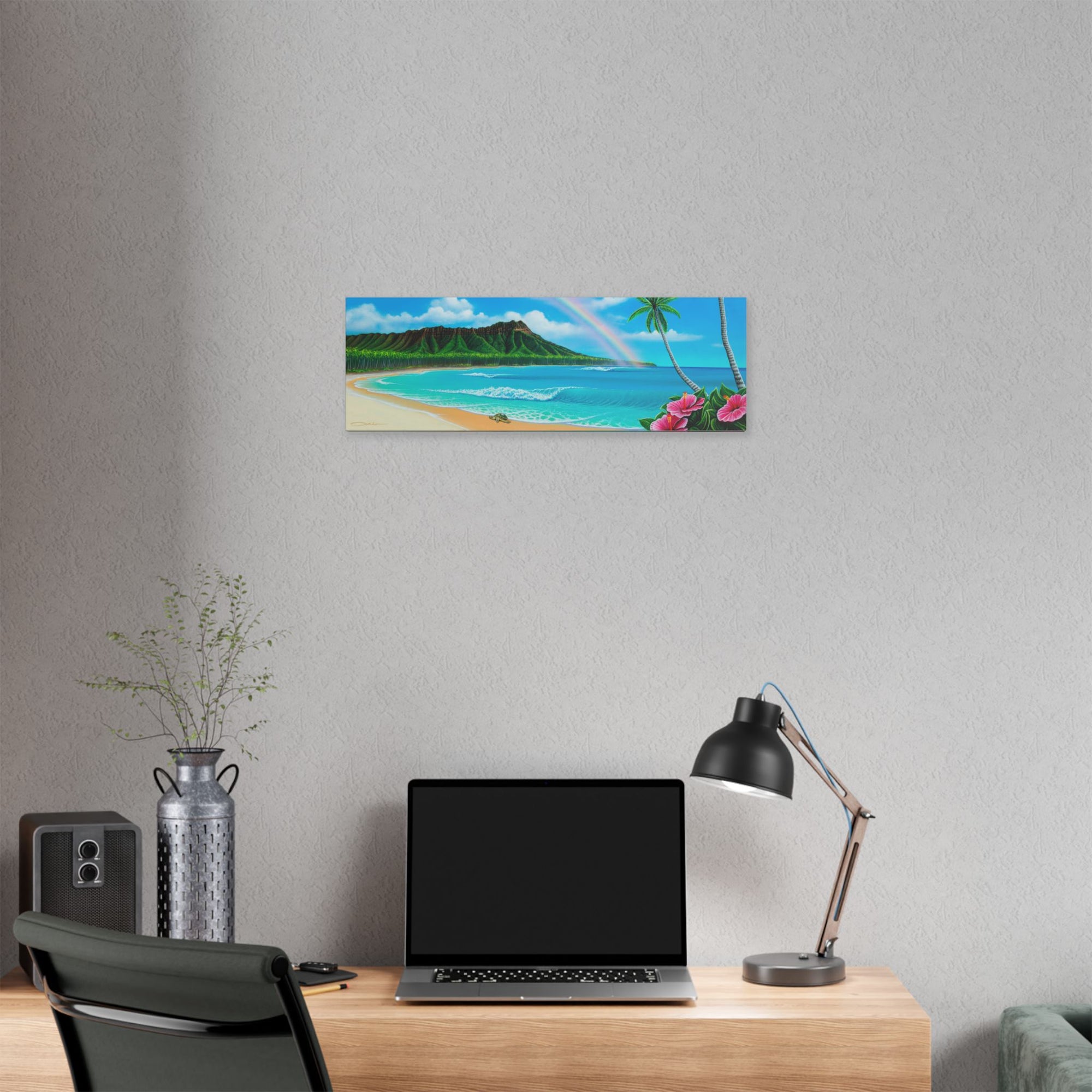 "Diamond Head Dream" Stretched Canvas Print