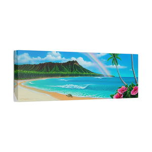 "Diamond Head Dream" Stretched Canvas Print