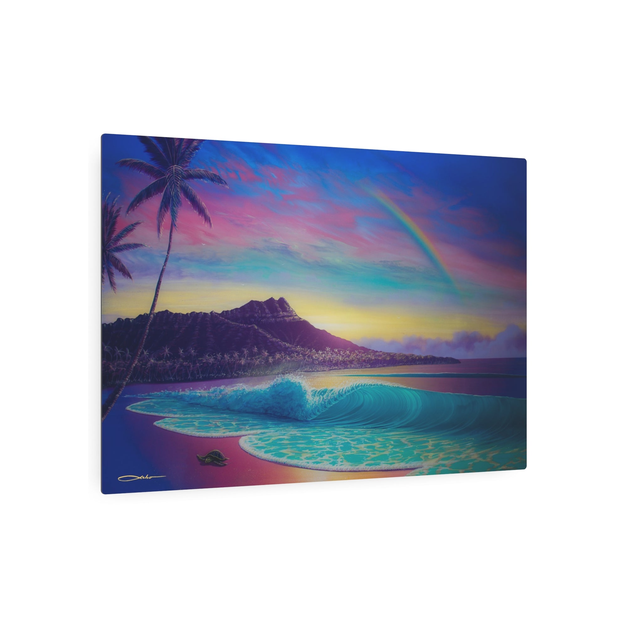 "Blissful Waikiki" Metal Print