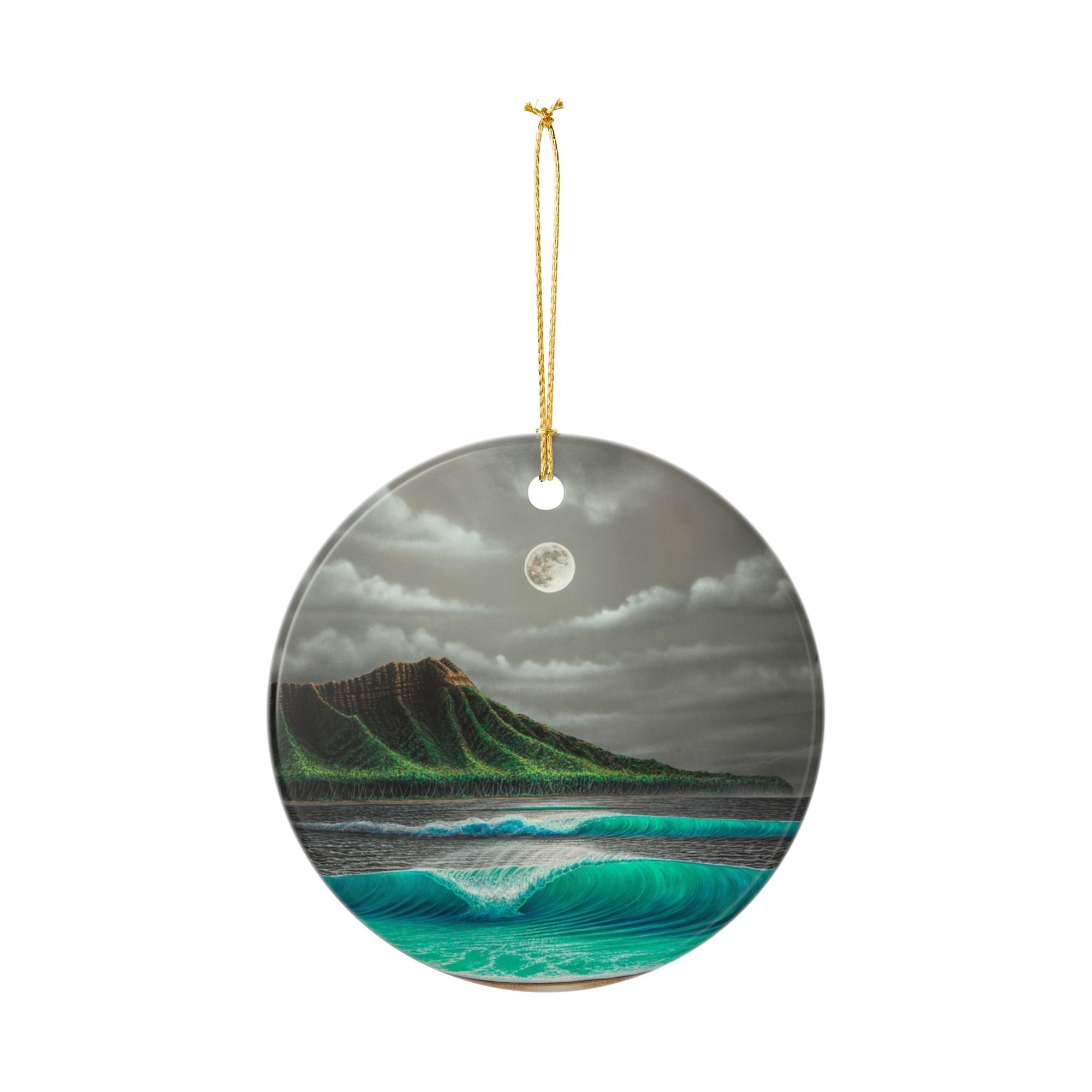 "Midnight Breeze" Ceramic Ornament