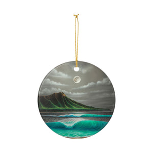 "Midnight Breeze" Ceramic Ornament