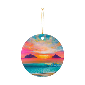 "Infinite Bliss" Ceramic Ornament