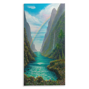 "Hidden Valley" Traditional Stretched Canvas