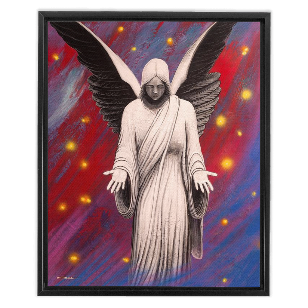 "Angel Of Peace" Framed Traditional Stretched Canvas