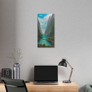 "Hidden Valley" Stretched Canvas Print