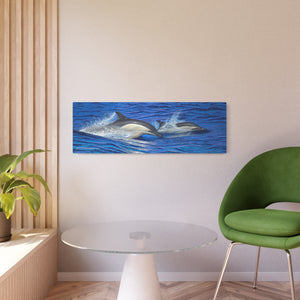 "Dolphin Blue" Metal Print