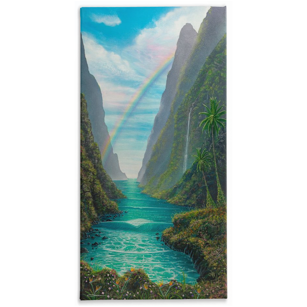 "Hidden Valley" Traditional Stretched Canvas