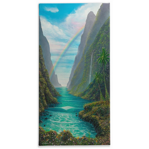 "Hidden Valley" Traditional Stretched Canvas