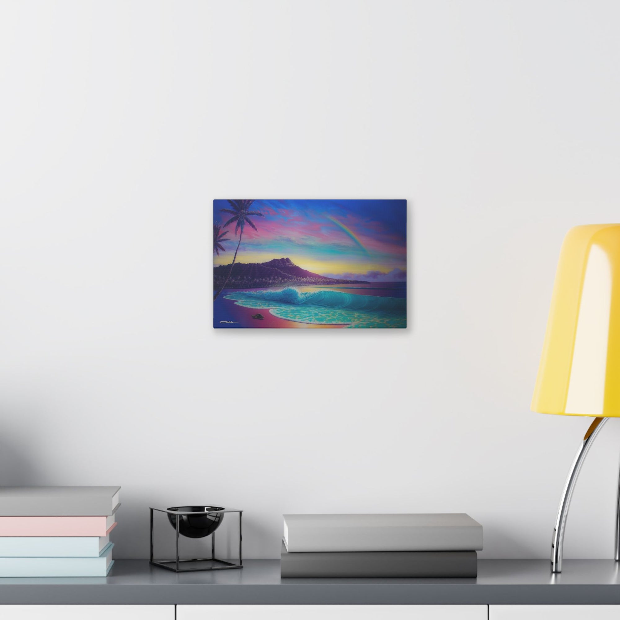 "Blissful Waikiki" Stretched Canvas Print
