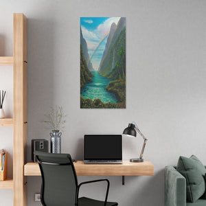 "Hidden Valley" Stretched Canvas Print
