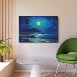 "Waikiki Blue" Metal Print
