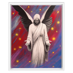 "Angel Of Peace" Framed Traditional Stretched Canvas