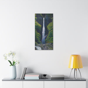 "Kauai Falls" Stretched Canvas Print